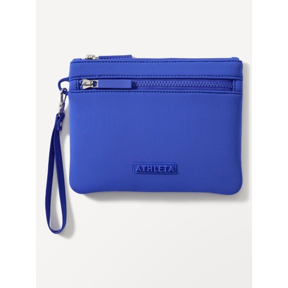 Athleta Diem Pouch Varsity Blue Clutch - Picture 1 of 4